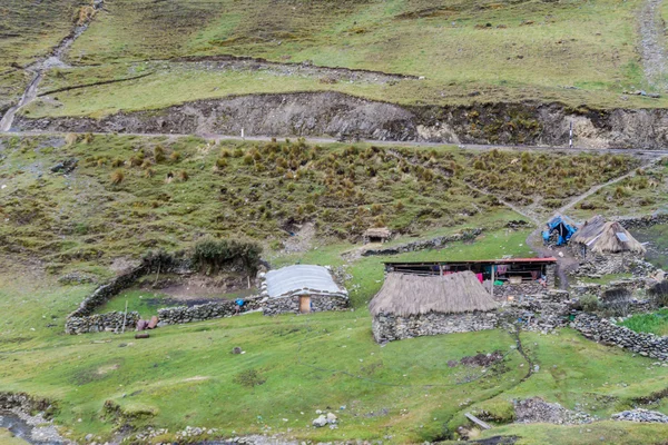 Kis Falu Közelében Olllantaytambo Peru Tarija Völgyben — Stock Fotó