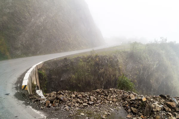 Horská Silnice Olllantaytambo Quillabamba Abra Malaga Projít Sekci Peru — Stock fotografie