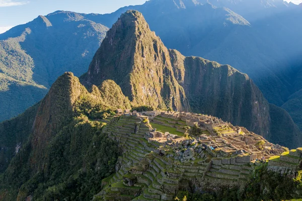 在秘鲁的马丘比丘遗迹 — 图库照片