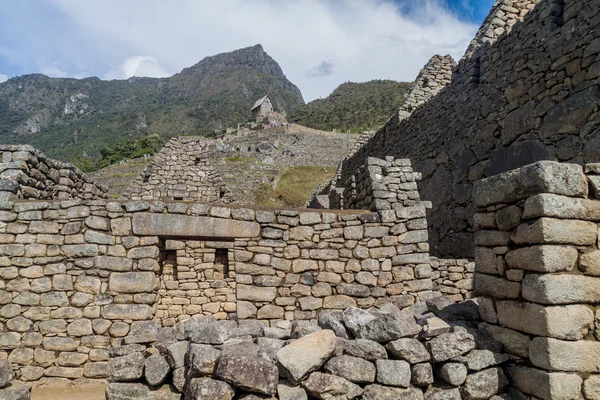 Edifici Conservati Presso Rovine Machu Picchu Perù — Foto Stock