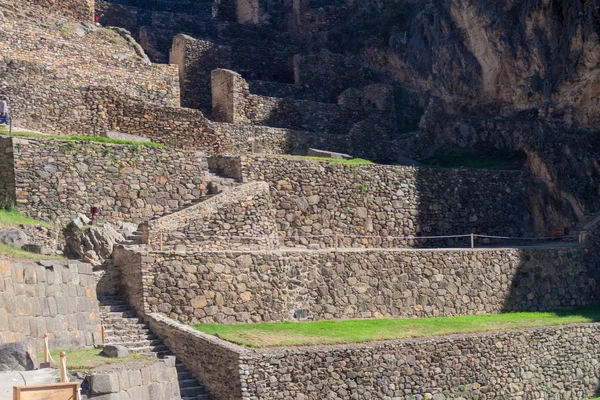 Rovine Inca Ollantaytambo Valle Sacra Degli Incas Perù — Foto Stock