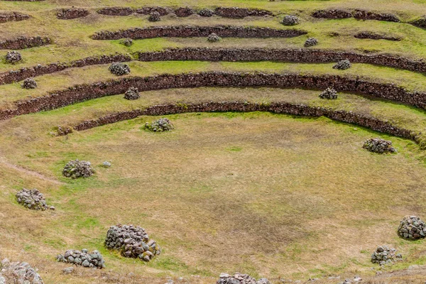 Terrazas Agrícolas Moray Valle Sagrado Perú — Foto de Stock