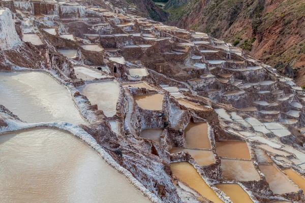 Salt Extraction Pans Salinas Sacred Valley Incas Peru — Stock Photo, Image