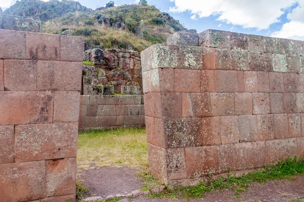 在称心如意的村庄 神圣山谷的印加人 秘鲁古印加遗址 — 图库照片