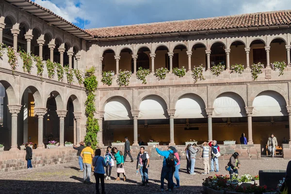 Cuzco Peru Maja 2015 Krużganek Klasztoru Santo Domingo Cuzco Peru — Zdjęcie stockowe