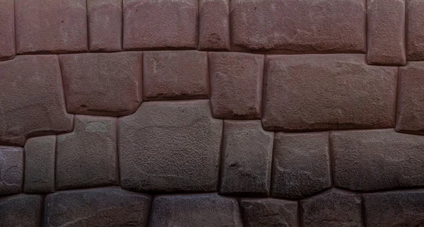 Dettaglio Della Pietra Perfetta Inca Muro Dell Palazzo Inca Roca — Foto Stock