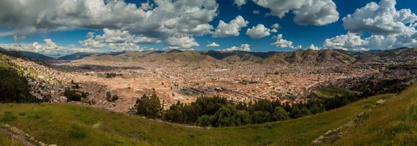 Widok Zjeżdżalnie Cuzco Peru — Zdjęcie stockowe