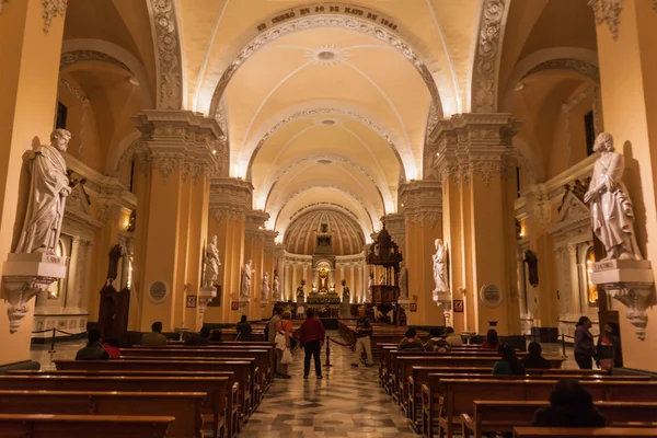 Arequipa Peru Maggio 2015 Interno Una Cattedrale Plaza Armas Arequipa — Foto Stock