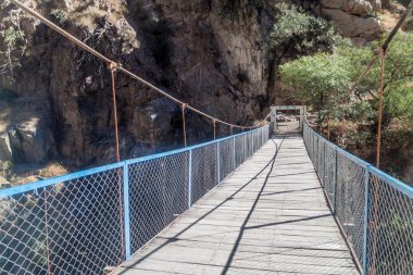 Asma köprü Colca kanyon, Peru