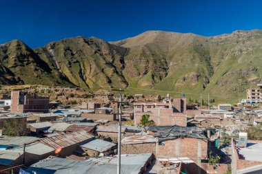Çatılar, Peru Cabanaconde Köyü