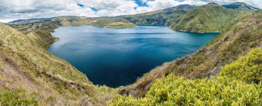 Krater Gölü Laguna Cuicocha, Ecuador