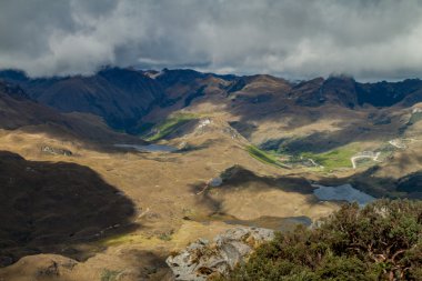 Milli Parkı Cajas, Ekvator bir manzara havadan görünümü