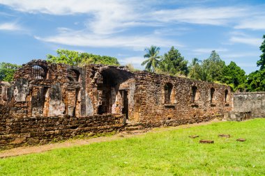 Ile Royale, Iles du Salut (kurtuluş Islands) Fransız Guyanası Adaları, eski ceza koloninin harabeleri