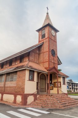 Kilisede St Laurent du Maroni, Fransız Guyanası.