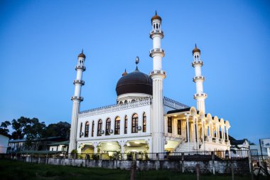 Paramaribo, Surinam başkenti Camii Kaizerstraat.
