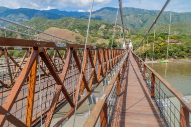 Puente de Occidente (Western Köprüsü) Santa Fe de Antioquia, Colombia