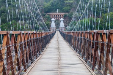 Puente de Occidente (Western Köprüsü) Santa Fe de Antioquia, Colombia