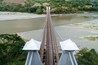 Puente de Occidente (Western Köprüsü) Santa Fe de Antioquia, Colombia