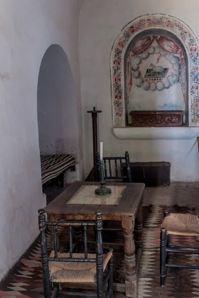 秘鲁的阿雷基帕 2015年5月30日 秘鲁阿雷基帕圣塔里娜修道院内的一个房间内部 — 图库照片