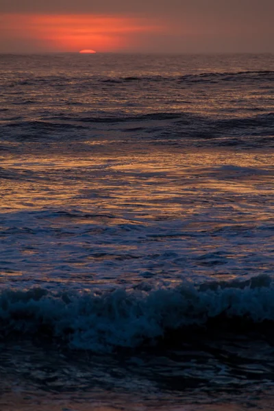 Sonnenuntergang Strand Huanchaco Peru — Stockfoto