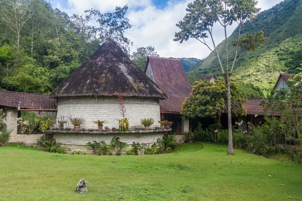 Reconstrucción Casa Cultura Chachapoyas Museo Leymebamba Norte Perú Este Museo — Foto de Stock