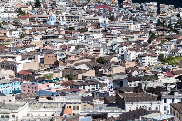 Вид Воздуха Кито Столицу Эквадора — стоковое фото