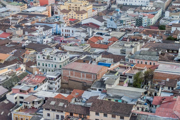 Widok Quito Stolicy Ekwadoru — Zdjęcie stockowe