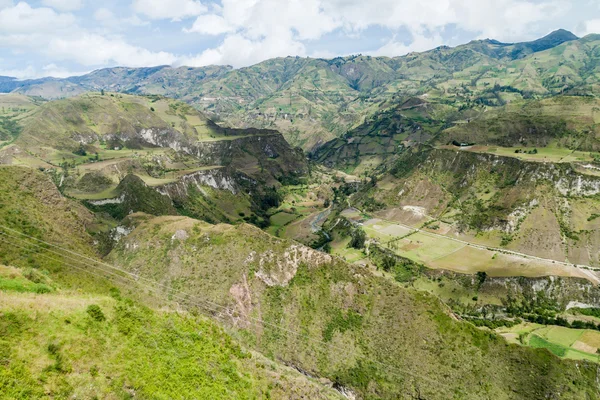 Toachi River Canyon Quilotoa Cratere Ecuador — Foto Stock