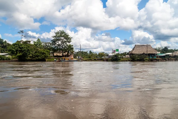 Napo Ekvator Temmuz 2015 Nehir Napo Ekvador Köyü — Stok fotoğraf