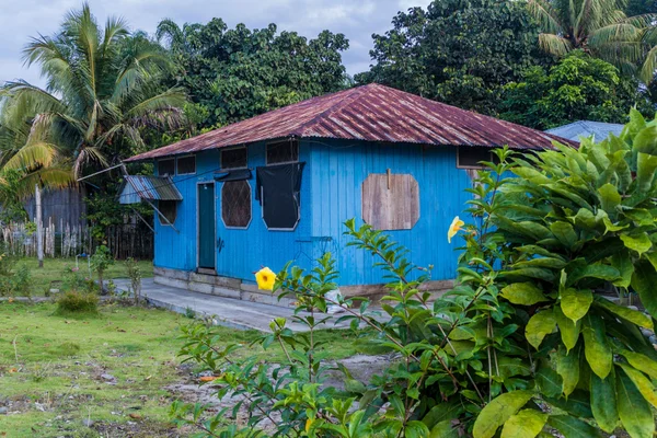 Casa Madera Nuevo Rocafuerte Ecuador — Foto de Stock