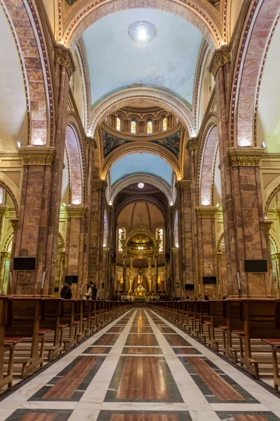 Cuenca Ecuador Juni 2015 Innenraum Der Neuen Kathedrale Catedral Inmaculada — Stockfoto