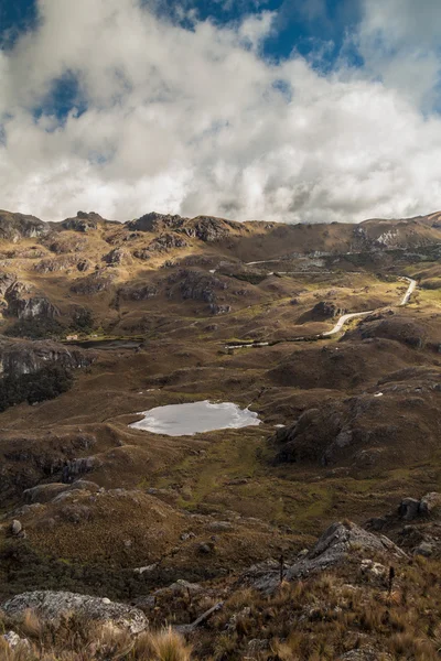 Landschaft Der Cajas Des Nationalparks Ecuador — Stockfoto