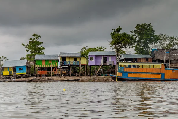Vue Bidonville Partiellement Flottant Belen Près Iquitos Pérou — Photo