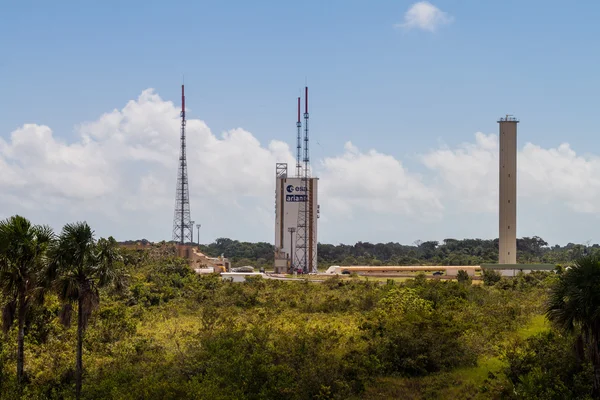 Kourou Fransız Guyanası Ağustos 2015 Ariane Denize Indirmek Alan Fırlatma — Stok fotoğraf