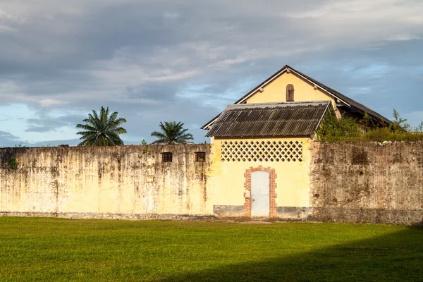 Muur Van Een Gevangenis Kamp Vervoer Laurent Maroni Frans Guyana — Stockfoto