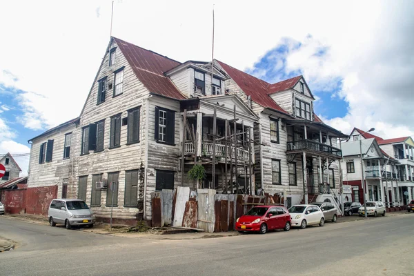 Paramaribo Suriname Août 2015 Bâtiment Ministère Des Affaires Sociales Logement — Photo