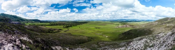 Panorama Gran Sabana Regionu Parku Narodowym Canaima Wenezueli — Zdjęcie stockowe