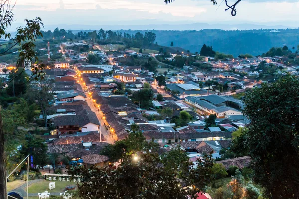 Abendliche Luftaufnahme Des Salento Kolumbien — Stockfoto