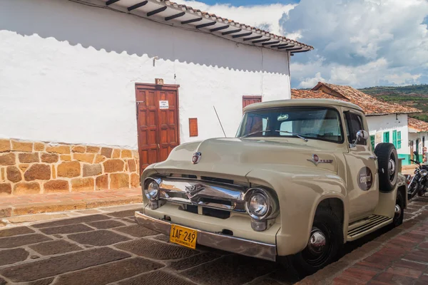 Barichara Colombie Septembre 2015 Ancienne Ford 100 Dans Village Barichara — Photo