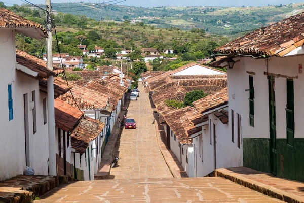 Barichara Colombia Septiembre 2015 Antiguas Casas Coloniales Barichara Colombia — Foto de Stock