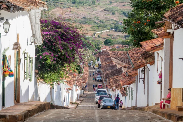 Barichara Colombia Septiembre 2015 Antiguas Casas Coloniales Barichara Colombia — Foto de Stock