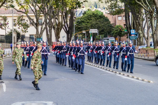 Bogota Colombia Septiembre 2015 Cambio Guardia Casa Narino Sede Presidencial — Foto de Stock