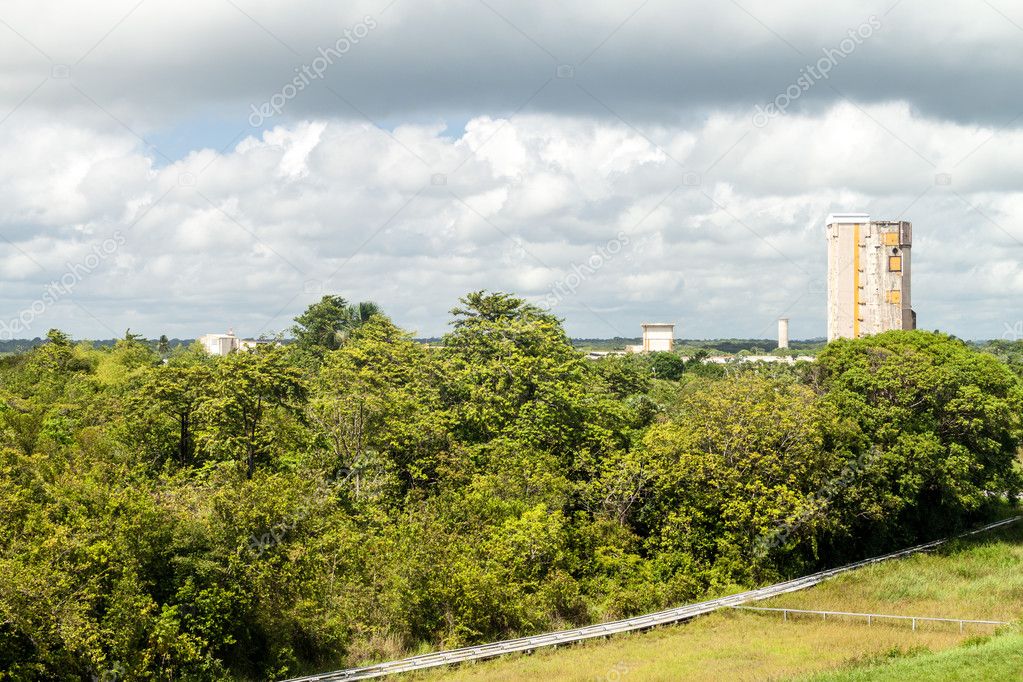 Ariane Launch Area 2, former launch pad, at Centre Spatial Guyanais (Guiana Space Centre) in Kourou, French Guiana