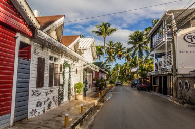 LAS TERRENAS, DOMINICAN Cumhuriyet - 3 ARALIK 2018: Las Terrenas, Dominik Cumhuriyeti
