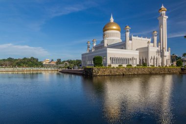 Brunei 'nin başkenti Bandar Seri Begawan' daki Omar Ali Seydien Camii
