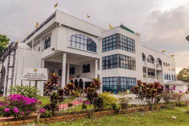 BANDAR SERI BEGAWAN, BRUNEI - 26 Şubat 2018: Brunei Tarih Merkezi Bandar Seri Begawan, Brunei 'nin başkenti