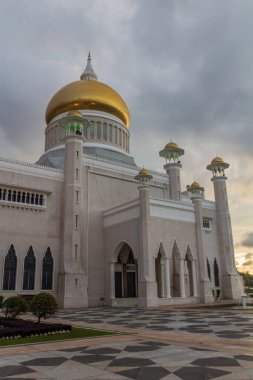Brunei 'nin başkenti Bandar Seri Begawan' daki Omar Ali Seydien Camii