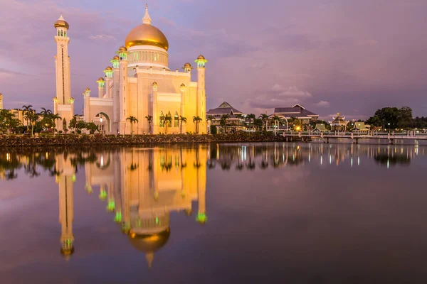 Mesquita Omar Ali Saifuddien Bandar Seri Begawan Capital Brunei — Fotografia de Stock