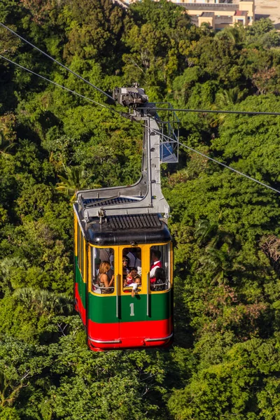 Puerto Plata Dominican Republic December 2018 Cabine Van Teleferico Kabelbaan — Stockfoto