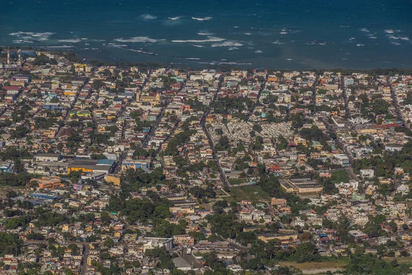 Widok Lotu Ptaka Puerto Plata Dominikana — Zdjęcie stockowe